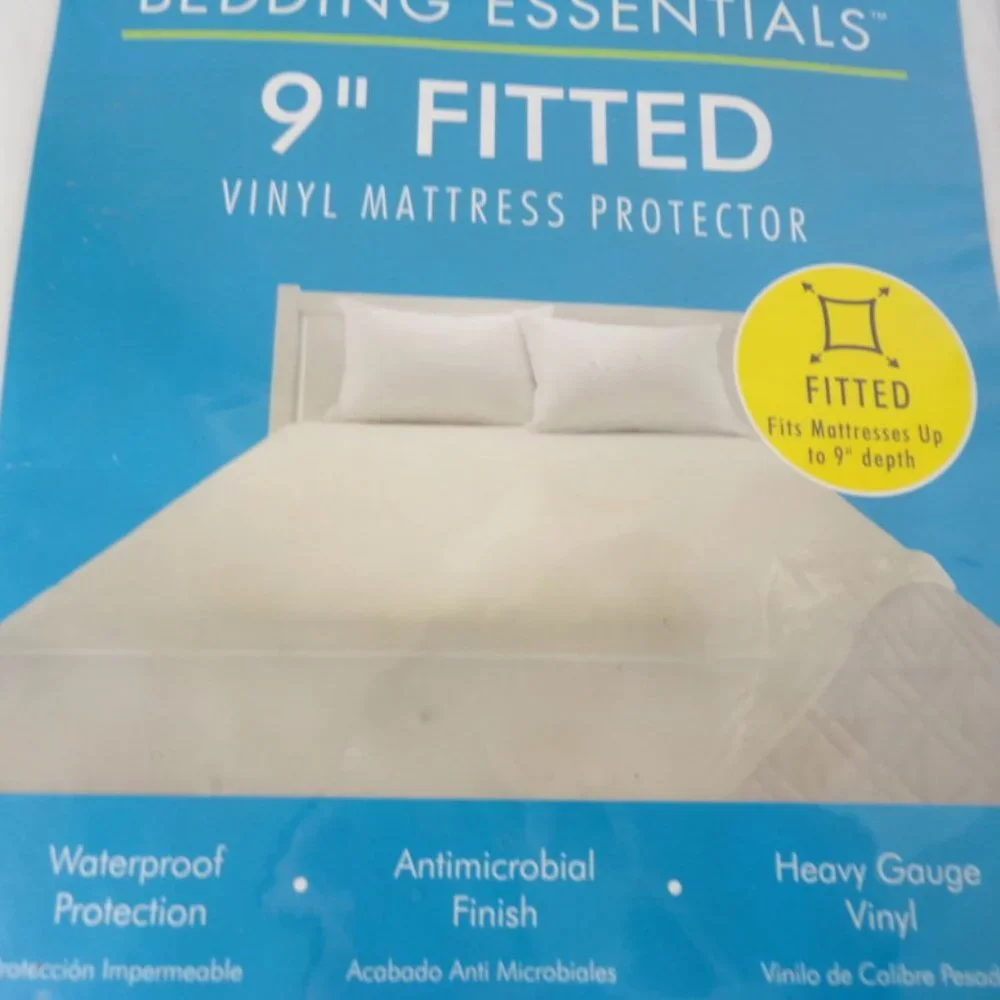 Bedding Essentials Vinyl Mattress Protector Fits Mattresses Up To 9